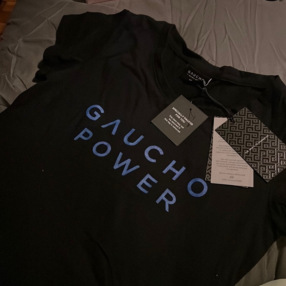 Gaucho power Buenos Aires black shirt size large